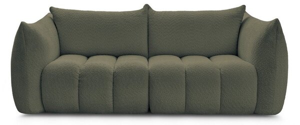 Zielona sofa z materiału bouclé 234 cm Azra – Bobochic Paris