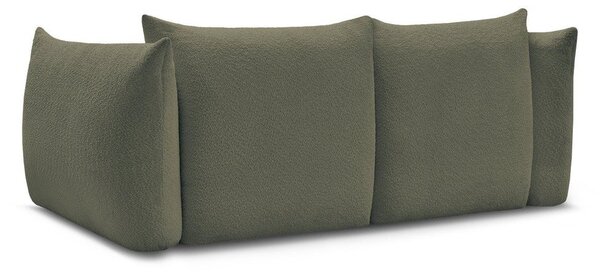 Zielona sofa z materiału bouclé 234 cm Azra – Bobochic Paris