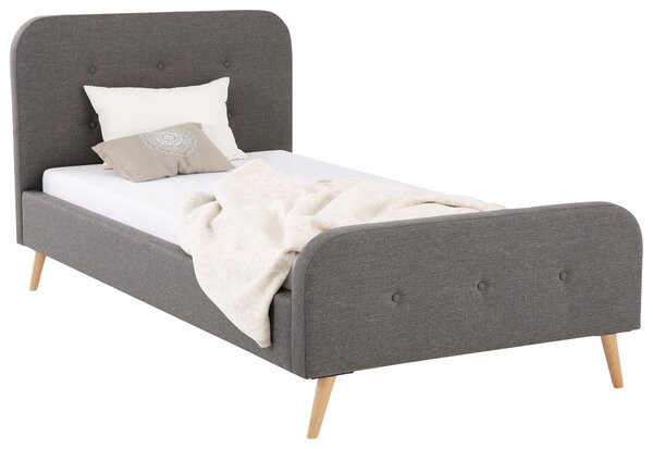 Atrakcyjne, pojedyncze łóżko tapicerowane 100x200 cm