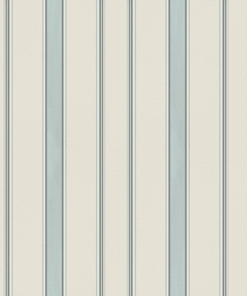 Tapety Niebieskie i szare paski na kremowym tle, Tapety Geometryczne, Tapety w paski, a00555 : Uwalls.pl