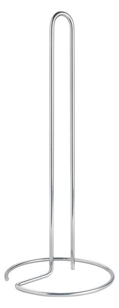 Stalowy stojak na ręczniki papierowe w kolorze srebra z połyskiem ø 14 cm Luxy – Metaltex
