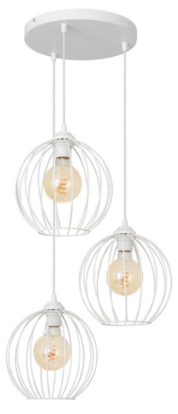 Lampa wisząca na kole MERCURE W-KD 1388/3 WT