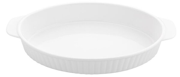 Florina Ceramiczna miska do zapiekania owalna, 30 cm, biały