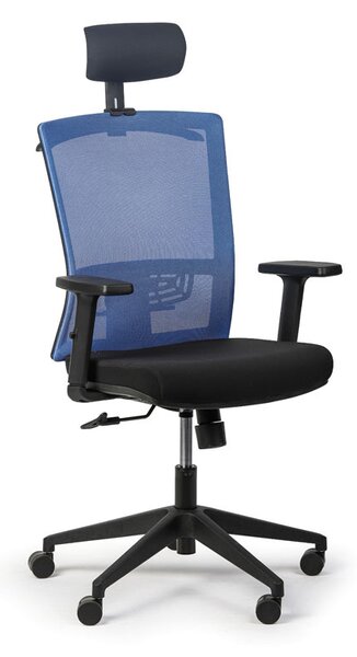 Krzesło biurowe FELIX, 1+1 GRATIS, niebieski