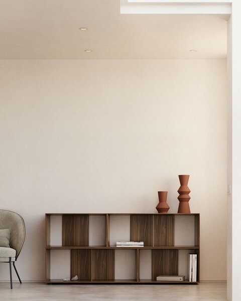 Modułowy system półek w dekorze dębu 4 szt. 168x76 cm Litto – Kave Home