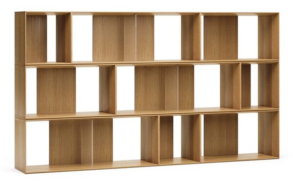 Modułowy system półek w dekorze dębu 9 szt. 202x114 cm Litto – Kave Home