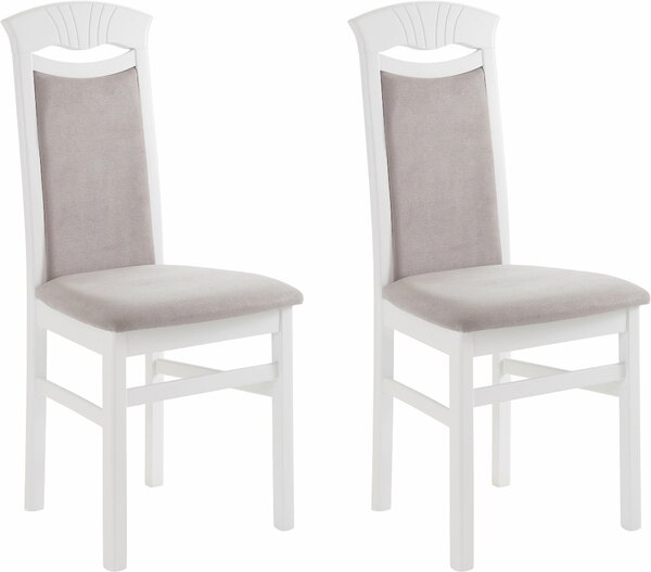 Piękne krzesła, w kontrastujących kolorach - 2 sztuki