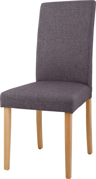 Klasyczne szare krzesła z bukowymi nogami - 2 sztuki