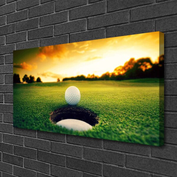 Obraz na płótnie Perfekcyjne Pole Golfowe