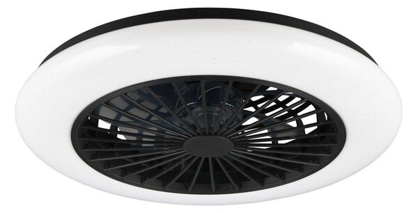 Lampa sufitowa LED w kolorze matowej czerni Stralsund – Reality