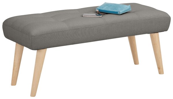 Tapicerowana ławka w prostym, skandynawskim stylu