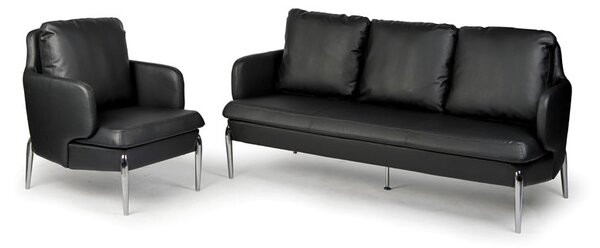Sofa LUXOR, 3-miejscowa, czarna