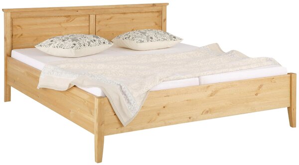 Sosnowe łóżko 140x200 cm, ponadczasowo piękne