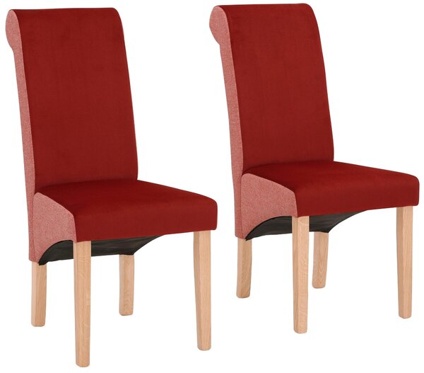 Nowoczesne krzesła, bukowe nogi - zestaw 4 sztuki
