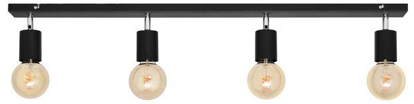 Lampa metalowa na listwie TUNE R-L 1926/4 BK
