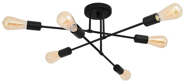 Lampa przysufitowa CAMBRIDGE W-2022/6 BK/H