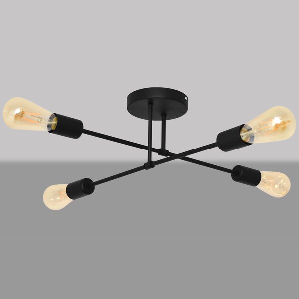 Lampa przysufitowa CAMBRIDGE W-2022/4 BK/H