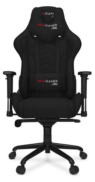 Fotel gamingowy MAVERIC+ materiał czarny