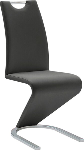 Nowoczesne krzesła w kolorze czarnym - 4 sztuki