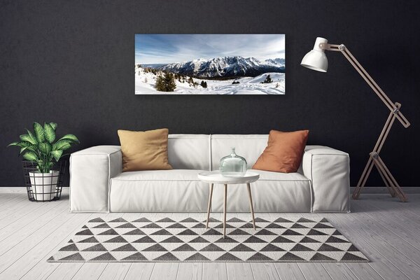 Obraz canvas na ścianę Monumentalne Pasmo Górskie