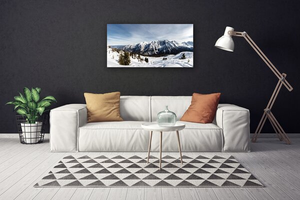 Obraz canvas na ścianę Monumentalne Pasmo Górskie