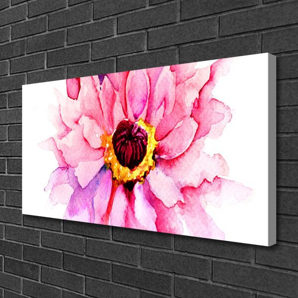 Obraz canvas na ścianę Minimalistyczny Kwiat na Ścianę