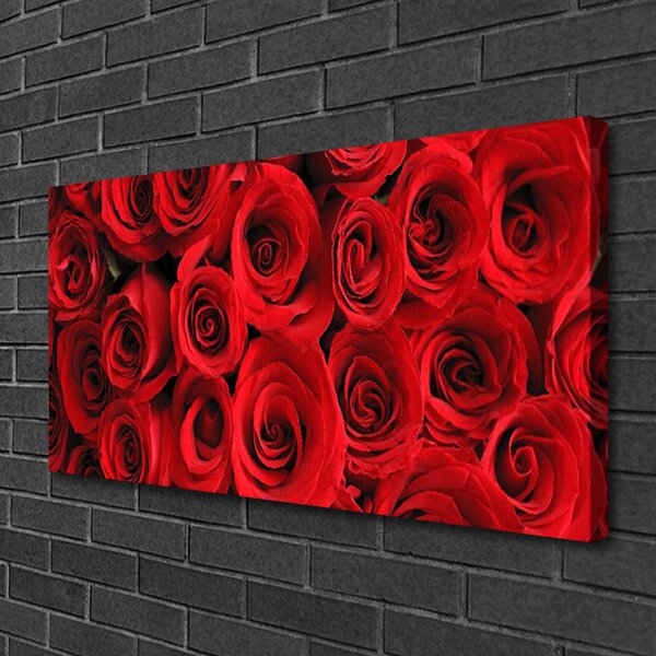 Obraz canvas na ścianę Bukiet Świeżych Róż