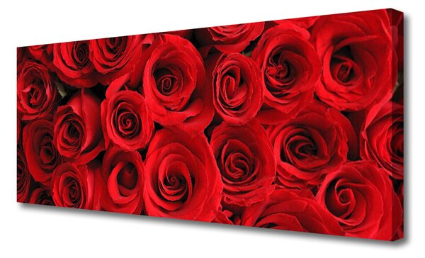 Obraz canvas na ścianę Bukiet Świeżych Róż