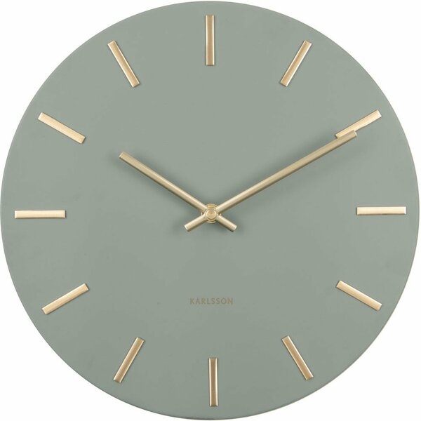Karlsson 5821DG stylowy zegar ścienny, śr. 30 cm