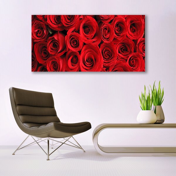 Obraz canvas na ścianę Bukiet Świeżych Róż
