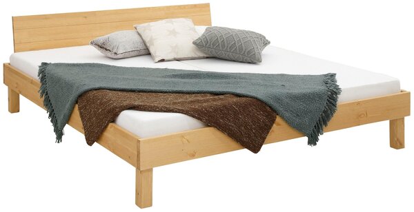 Sosnowa rama łóżka 180x200 cm o prostej formie