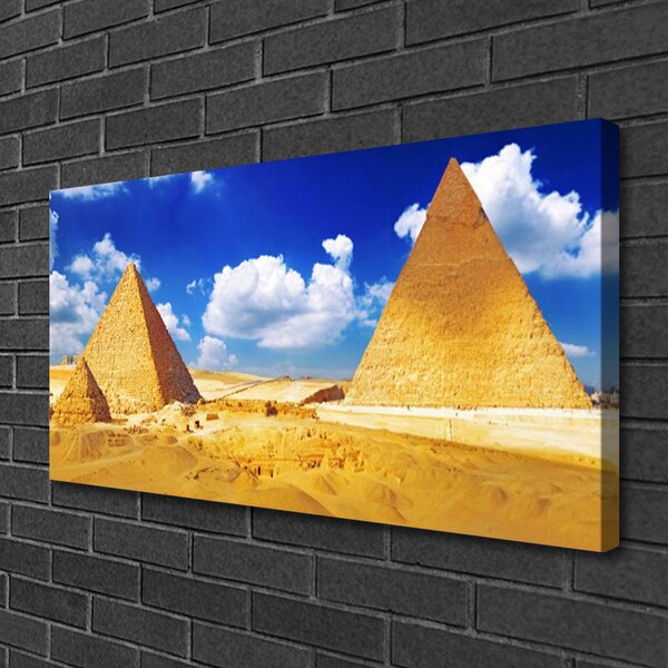 Zdjęcie na płótnie Piramidy na Pustyni Giza