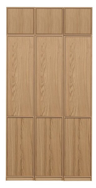 Regał modułowy w dekorze dębu 120x243 cm Modulair – vtwonen