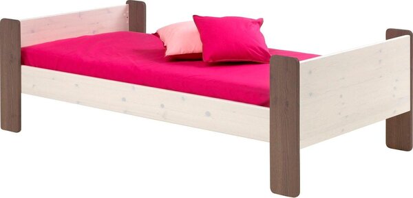Łóżko dziecięce ze stelażem 90x200 cm, duński design