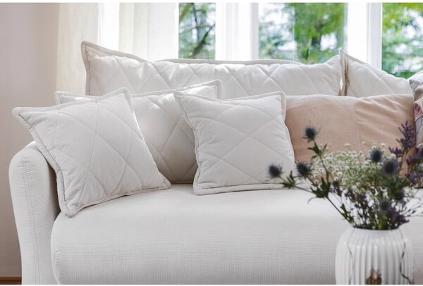Turkusowa sztruksowa rozkładana/ze schowkiem sofa 215 cm Bjork – Bonami Selection