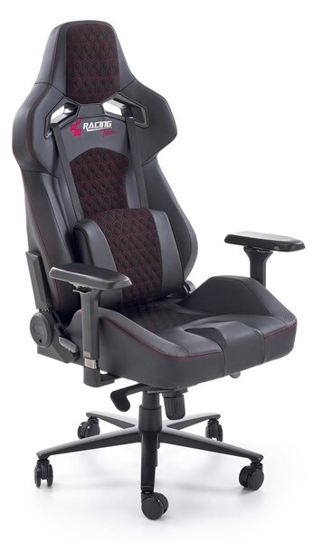 Czarny fotel do gamingu Baldur Halmar