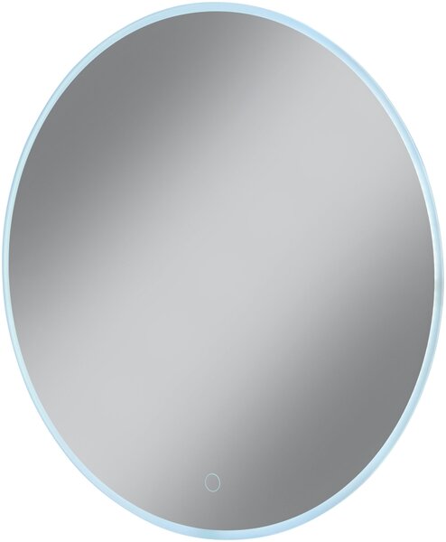 Okrągłe lustro łazienkowe 60 cm, z oświetleniem LED