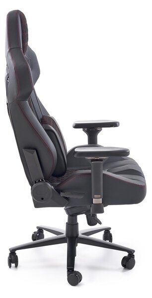 Czarny fotel do gamingu Baldur Halmar