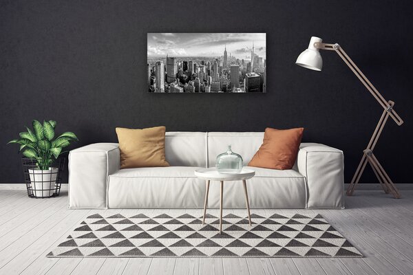 Obraz canvas na ścianę Rytm Miejskich Kamienic