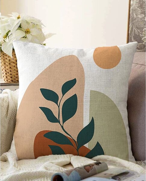 Poszewka na poduszkę z domieszką bawełny Minimalist Cushion Covers Twiggy, 55x55 cm