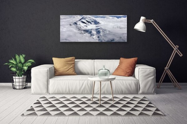 Obraz canvas na ścianę Mglisty Poranek w Górach