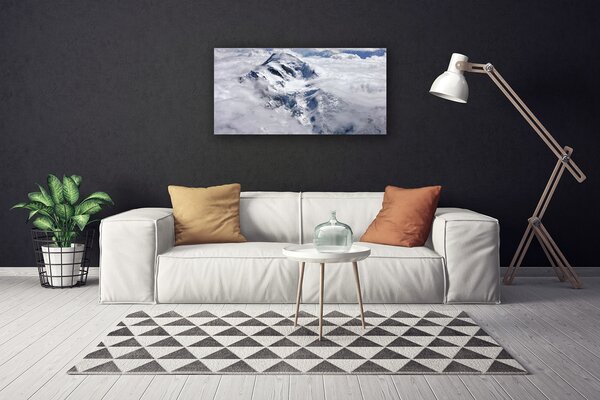 Obraz canvas na ścianę Mglisty Poranek w Górach