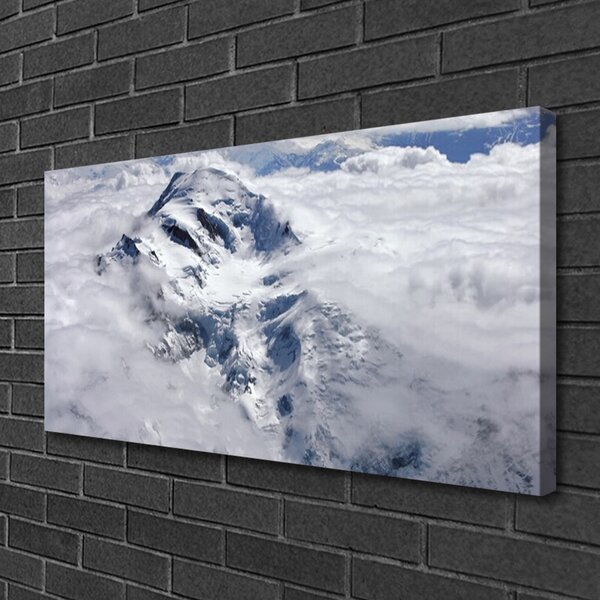 Obraz canvas na ścianę Mglisty Poranek w Górach