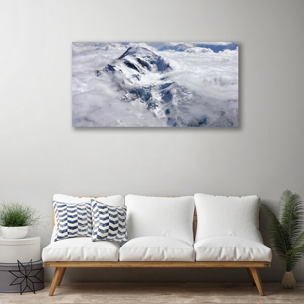 Obraz canvas na ścianę Mglisty Poranek w Górach