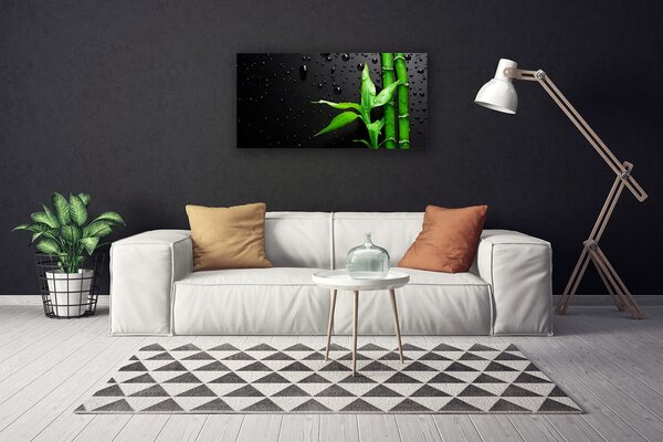 Obraz canvas na ścianę Tropikalny Motyw Bambusa