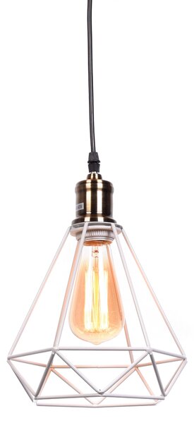 LAMPA WISZĄCA INDUSTRIALNA LOFT BIAŁA COBI
