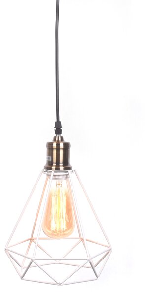 LAMPA WISZĄCA INDUSTRIALNA LOFT BIAŁA COBI