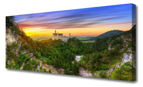 Obraz drukowany na płótnie Panorama Wysokich Szczytów