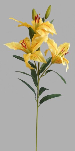 Kwiat sztuczny Lila, żółty
