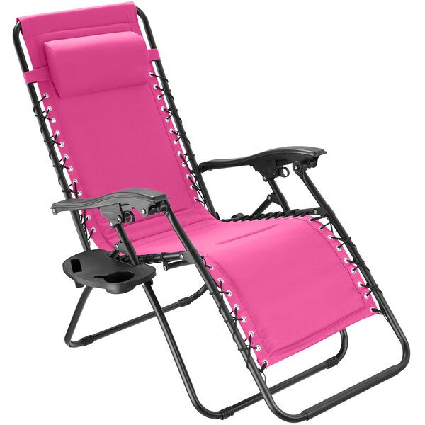 Tectake 403873 krzesło ogrodowe matteo - pink